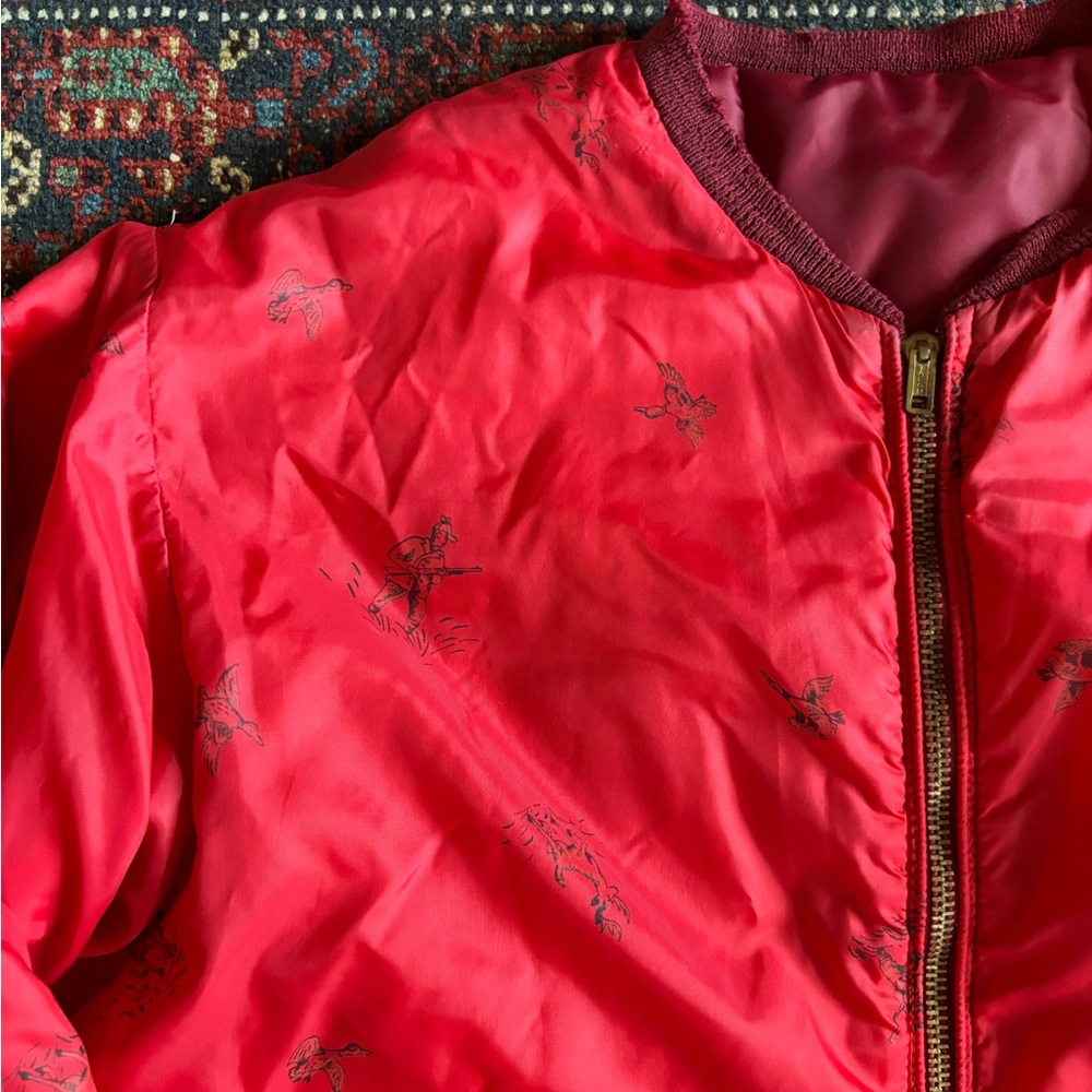 RARE Vintage hunting liner reversible M/L
